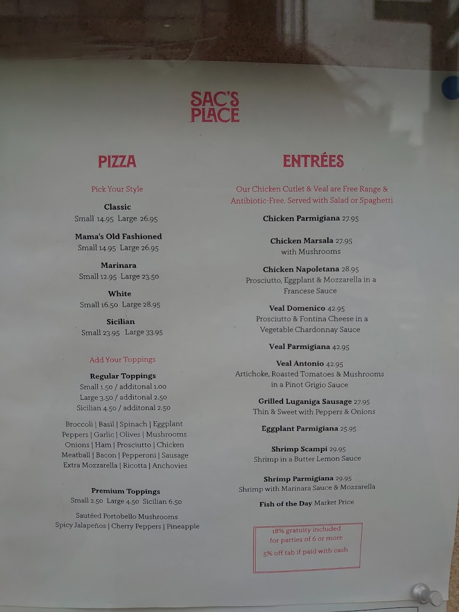 Menu Sac's Place-2